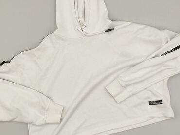 bluzka z otworem na kciuk: Pull and Bear, Bluza z kapturem damska, rozmiar M