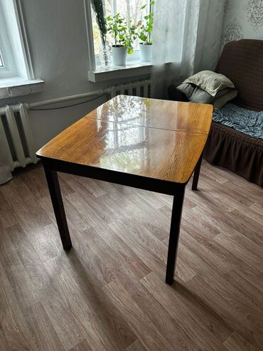 столы раздвижные: Кухонный стол, Б/у, Прямоугольный, Раскладной