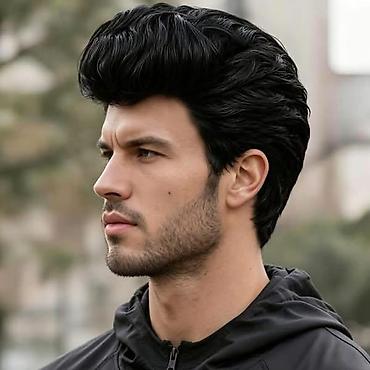 big headz: Muška perika – kratka, gusta frizura sa volumenom (model size: 8 inch) — 3