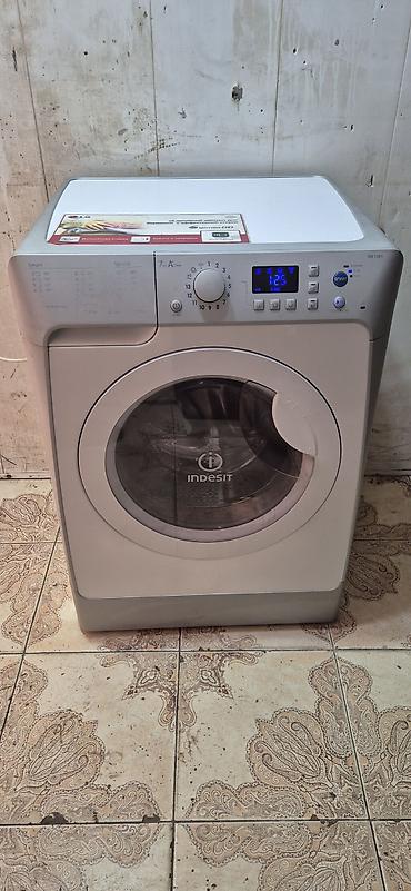Paltaryuyan maşın Indesit, 7 kq, İşlənmiş, Avtomat, Qurutma var, Ödənişli çatdırılma