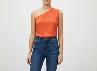 bluzki z transparentnymi rękawami: Women's blouse, size S