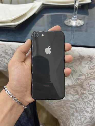 ayfon telefon zəngi: IPhone 8, 64 ГБ, Черный, Отпечаток пальца