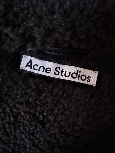 acne studio: Дубленка, Авиатор, Короткая модель, Оверсайз, L — 3