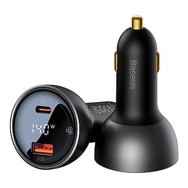 asus baki: Baseus Digital Display PD3.1 140W Avtomobil Şarj Cihazı U+C — 1