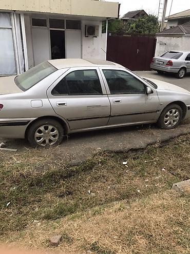 təkər olculəri: Peugeot 406 sedan - Kuzov: sedan, gümüşü rəng - Nömrə nişanı — 5
