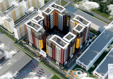 Продажа квартир: 2 комнаты, 53 м², Элитка, 16 этаж, ПСО (под самоотделку)