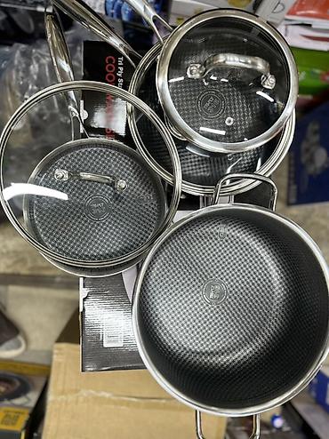 кастрюли vicalina: Набор кухонной посуды VICALINA VL-4022/7 PCS, серия Solid Состав — 4