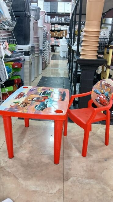 Yemək masaları, oturacaqları: Usaq ucun stol stul usaq ucun kreslo masa usaq ucun qabaq stolu — 8