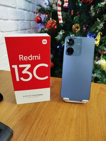 Redmi: Redmi, Redmi 13C, Б/у, 4 ГБ, цвет - Серый, 2 SIM