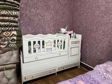 Детские односпальные кровати: Детская односпальная кровать, Б/у, Для девочки, Для мальчика, С матрасом, Дерево, Бесплатная доставка — 4