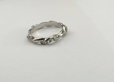 мужской кольцо серебро: Кольцо, размер 17, цвет серебро