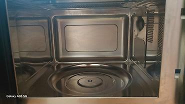 Quraşdırılan mikrodalğalı soba – paslanmayan polad daxili kamera və