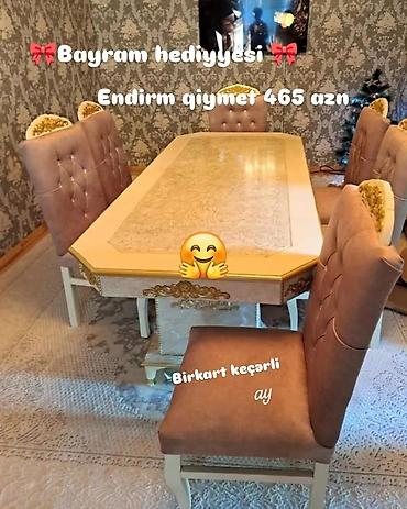 Столы и стулья: Masa desti yeni — 1