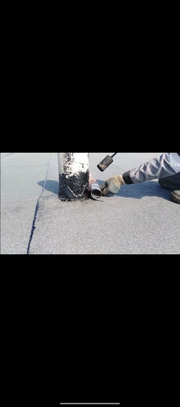 Dam işləri: Bitum əsaslı rulon örtüyü ilə dam izolyasiyası xidməti - Ploski və — 11