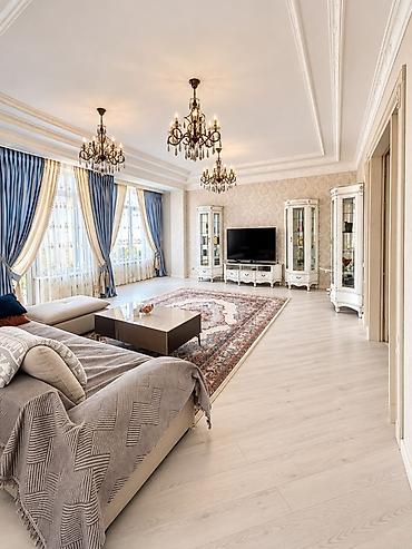 3 комнаты, 137 м², Золотой квадрат Индивидуалка, 9 этаж, Дизайнерский ремонт