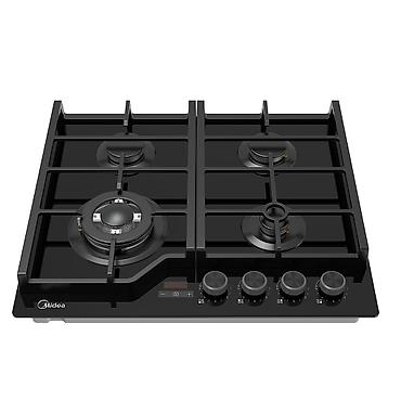wok: Газовая печь, Midea, Новый, Встраиваемая, цвет - Черный, Полная оплата — 2