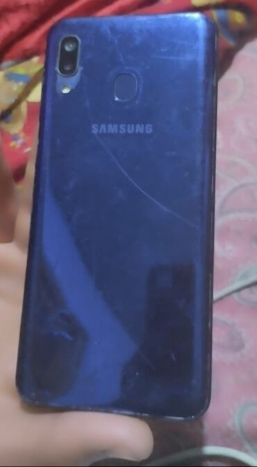 telefon lombard: Samsung A20, 32 GB, rəng - Mavi, Barmaq izi, Face ID