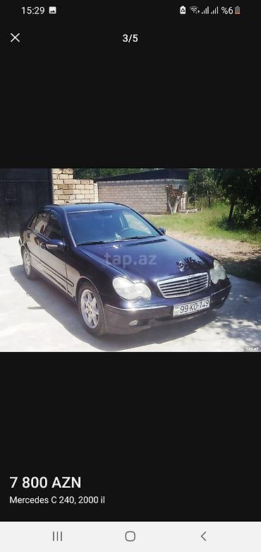 mercedes 190 stop: Mercedes-Benz C 240: 2.6 l | 2000 il Sedan — 1