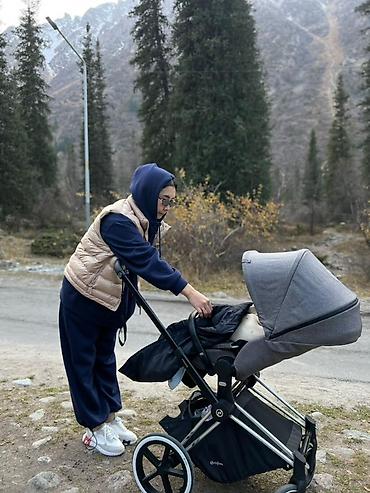 джой коляска: Коляска, Cybex, цвет - Серебристый, Б/у, Платная доставка, Самовывоз — 1