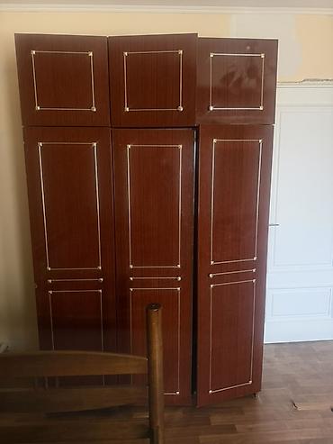 standing mirror: Шкаф-стенка модульная из 3 секций с антресолями. - Материал — 3