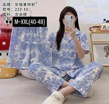 трусики китай: Пижама, Хлопок, Китай, На пуговицах, M, L, XL — 5