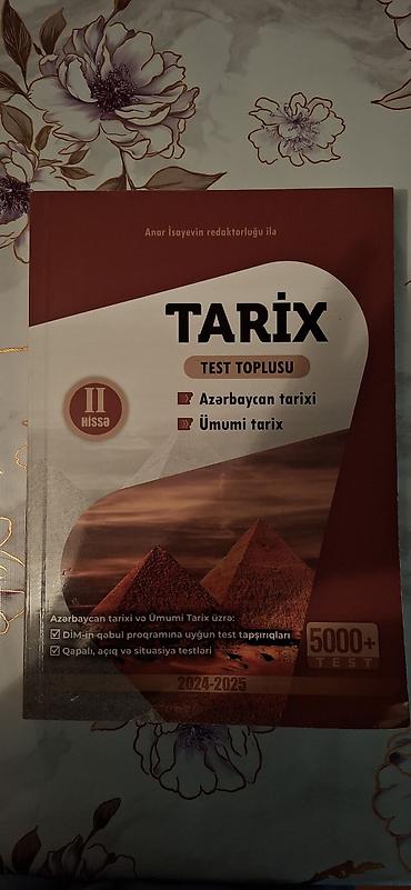 Testlər: Məhsul: Tarix üzrə test toplusları (DİM və əlavə nəşrlər) Paketə — 4