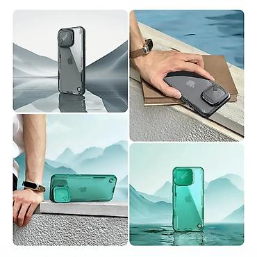 Maske i futrole za telefone: Maska Nillkin Ice blade Prop za iPhone 16 Pro Max 6.9 crna. Uz brzu — 4