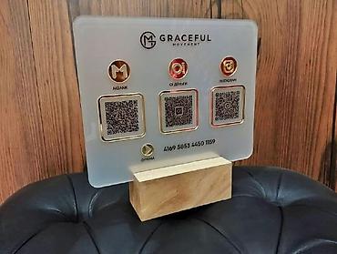не оформлена: Настольные таблички с QR‑кодами индивидуальный заказ - Декоративные — 7