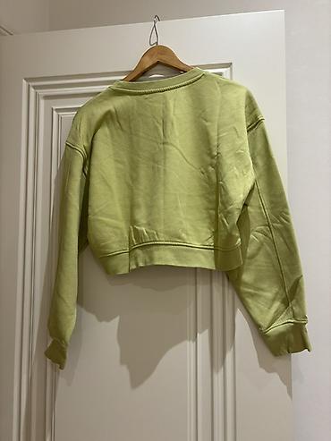 sweatshirt: Svitşot, Zara, S, rəng - Yaşıl — 3