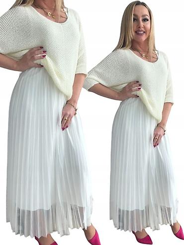 Haljine: 🔥Plisirana midi haljina od tila – ženska - Elegantna plisirana suknja — 7