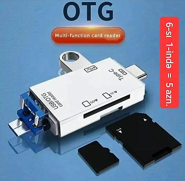Digər ehtiyat hissələri: Çoxfunksiyalı KART OXUYUCU ADAPTERİ. SD, TF, CF kartları, eləcə də — 26