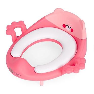 jastuci za hemoroide: Adapter za WC šolju sa rukohvatima, Pink – ECOTOYS Šifra proizvoda — 4