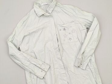 białe obcisła bluzki z długim rękawem: Koszula Damska, Reserved, S, stan - Dobry