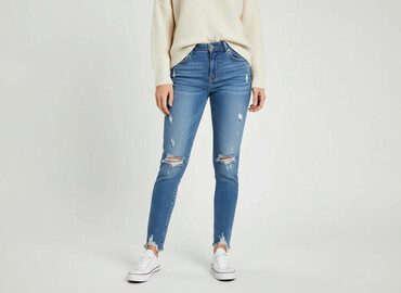 ubrania destination: Denim Co, Jeansy damskie, rozmiar L