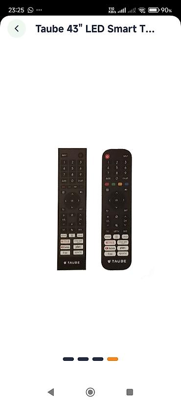 samsung tv biss key: Taube 43" LED Smart TV – VIDAA əməliyyat sistemi ilə - Ekran: 43 düym — 3
