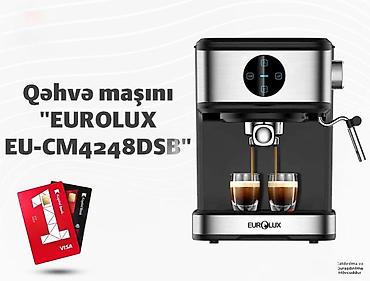 Qəhvə maşını "EUROLUX -EU-CM4248DSB"Kofe BİŞİRƏN -EUROLUX