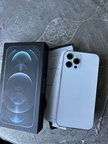 xiaomi note 14 pro qiymeti: IPhone 12 Pro Max, 128 GB, Ağ, Simsiz şarj, Face ID, Sənədlərlə