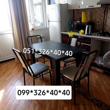 Masa və oturacaq dəstləri: Qonaq otağı üçün, Yeni, Açılmayan, Dördbucaq masa, 4 stul -da lalafo.az — 3 Masa və oturacaq dəstləri: Qonaq otağı üçün, Yeni, Açılmayan, Dördbucaq masa, 4 stul — 3