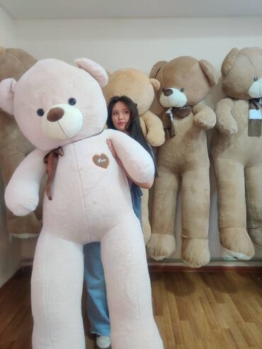 Игрушки: Большие мишки 🧸60 см 1000 сом (Бесплатная доставка) 🧸80 см 1500 сом — 18