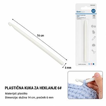 KMT Kuke plastični kuka igle 6# Praktična plastična kuka za heklanje