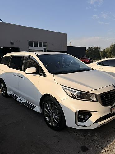 аренда минивена: Сдаю авто Kia Carnival — просторный 9 местный минивэн в белом цвете — 5