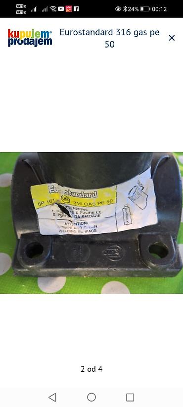 rajska ptica: Eurostandard 316 GAS PE 50 – sedlasta elektrospojnica za PE gasne cevi — 2