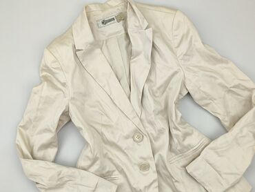 granatowe spodnie materiałowe damskie: Women's blazer Stradivarius, L (EU 40), condition - Good