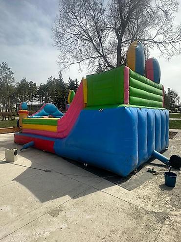 Батуты: Батут Надувной, Б/у — 4