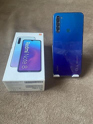 huawei komputer qiymeti: Redmi Note 8, 32 GB, rəng - Mavi, Barmaq izi — 1