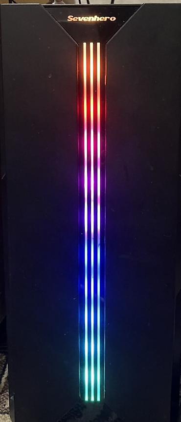 kompüter ram: Stolüstü oyun/ofis kompüteri – Sevenhero korpuslu, RGB işıqlanma ilə — 3