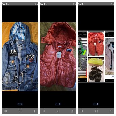 Uşaqlar üçün digər geyimlər: Uşaq geyim və ayaqqabı dəsti – 7, 8, 9 yaşlar üçün. Brendlər: LC — 16