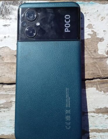 телефон е39: Poco M5, Колдонулган, 128 ГБ, түсү - Жашыл, eSIM