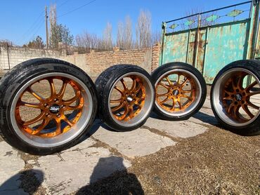 диска для мерседес: Дөңгөлөктөр монтажда 225 / 40 / R 18, Жай, Колдонулган, Комплект, Жеңил унаалар, тешиктери - 5