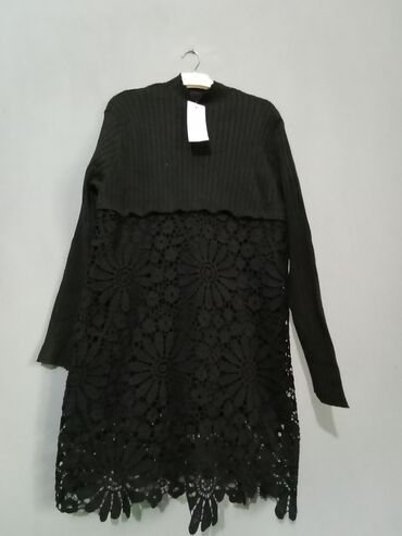 Kardiqanlar, jaketlər: Qadın geyimləri dəsti – 4 fərqli model 1) Qara krujeva detallı — 2